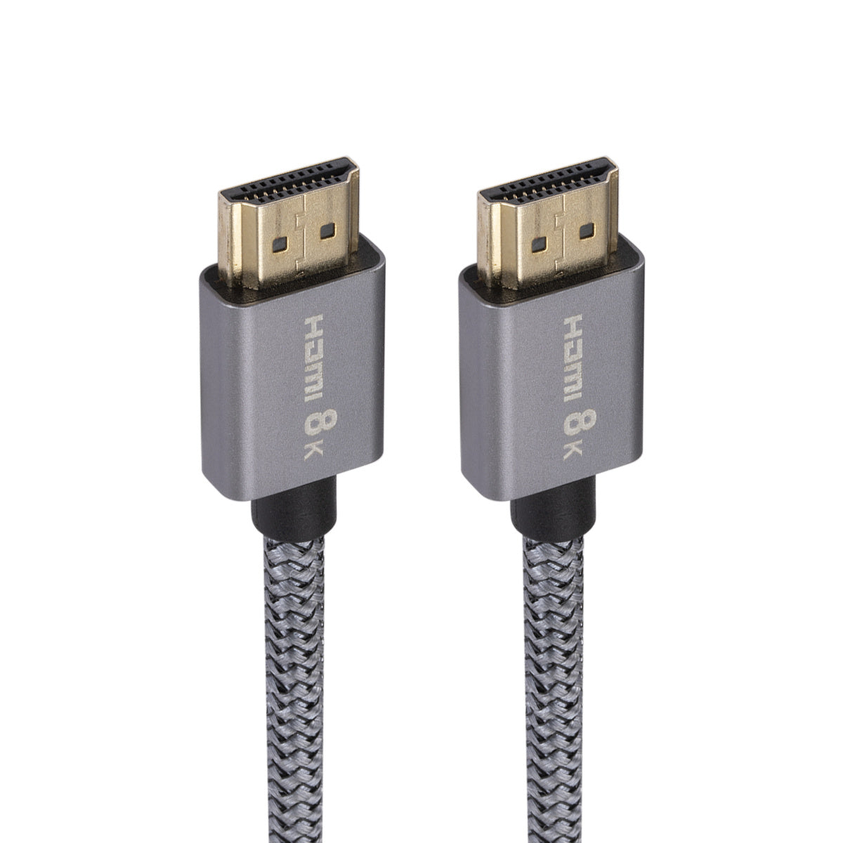 0316 1m HDMI Male to HDMI Male Cable HDMI Cord V2.1 8K/60Hz Compatible with Projector Monitor Laptop TV PS5 - Grey