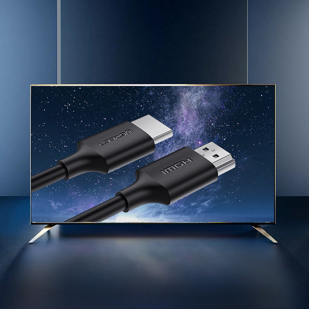 Uniqkart HD134 3m 4K/30Hz HDMI Male to Male Cord High-Speed HDMI Cable Compatible with PS5/PS4/TV Monitor/Computer/Xbox 360/TV Stick/Laptop