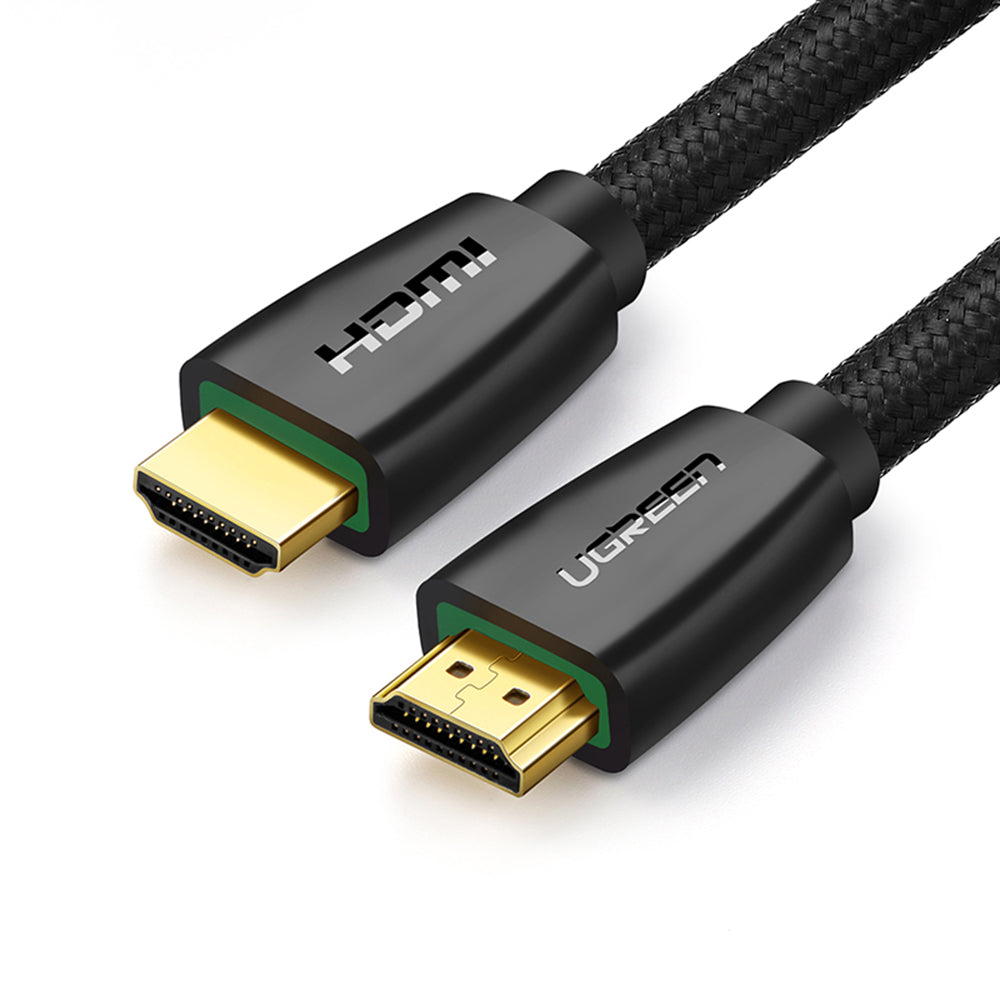 Uniqkart 40408 1m Super-Speed 18Gbps HDMI Cable Braided 4K/60Hz HDMI Male to Male Cord for UHD/TV Monitor/Computer/Xbox 360/PS5/PS4