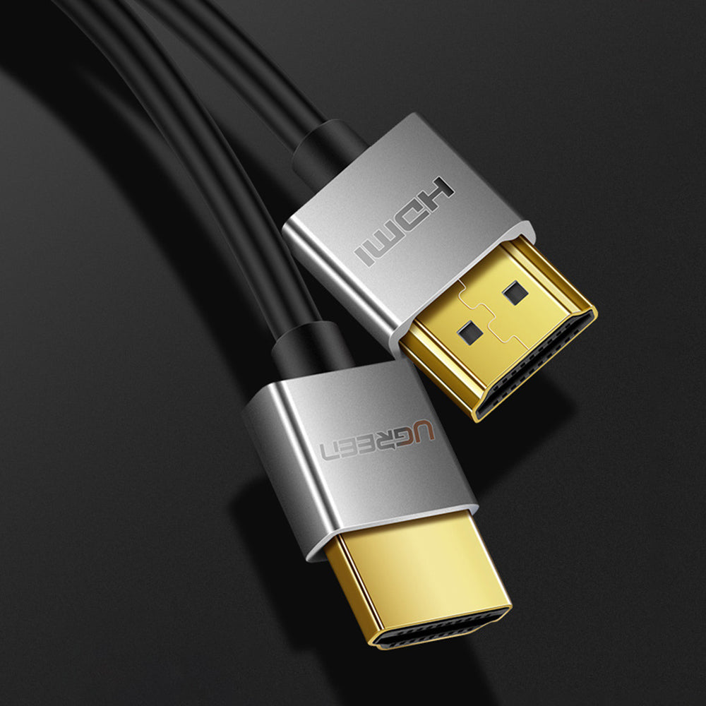 Uniqkart 1m 4K/60HZ HDMI 2.0 Cable for Apple TV Xbox 360 PS5 PS4 Multi-shielded Tinned Copper Core Wire