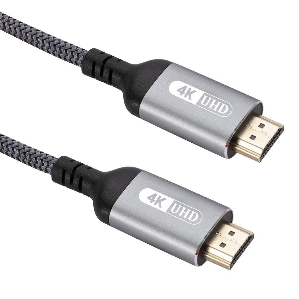 Uniqkart 5m 4K HDMI Cord Gold-plated Plug HDMI Male to Male Braided Cable UHD Video Transmission Wire for PS5/Computer/TV