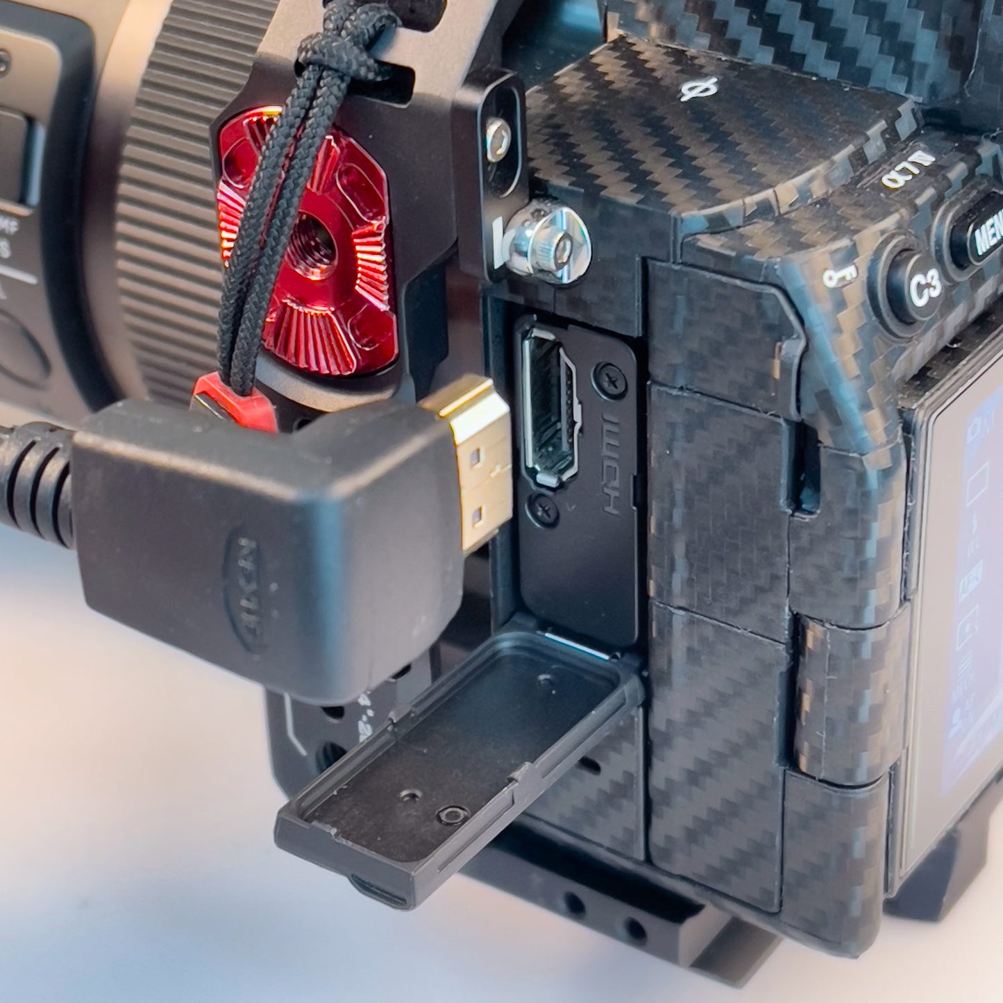 270-Degree Elbow HDMI Male to HDMI Female Adapter Cable Extension Line for Xbox TV Laptop