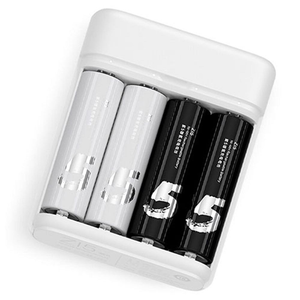 ZMI PB401 ZMI Ni-MH 4-Slot Battery Charger AA / AAA Rechargeable Battery Charger Adapter