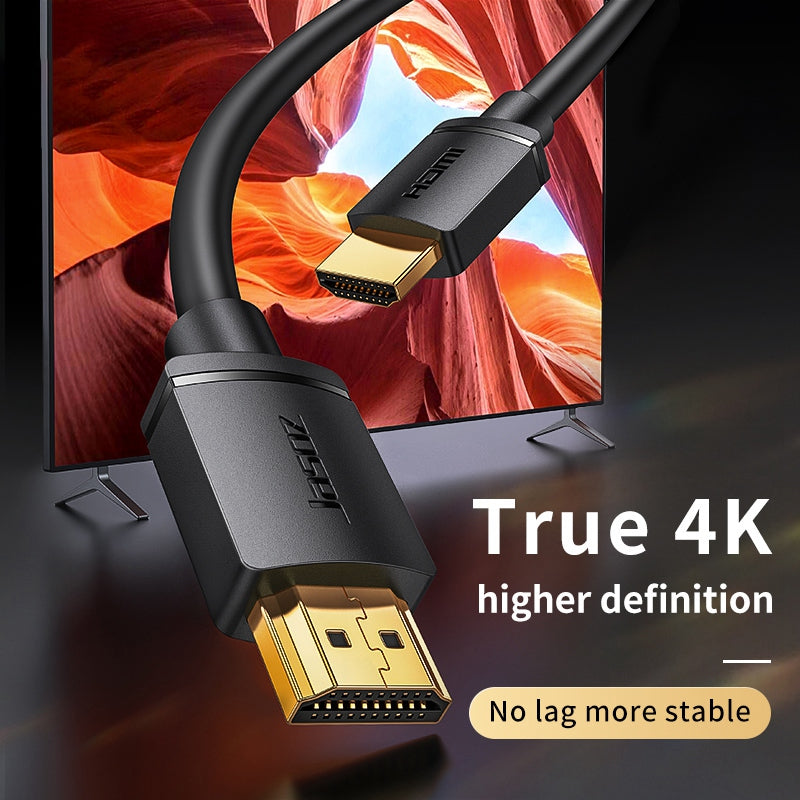 2m High Speed Transmission HDMI 2.0 Adapter Cable 4K / 60Hz Cord for Xiaomi Huawei TV Box