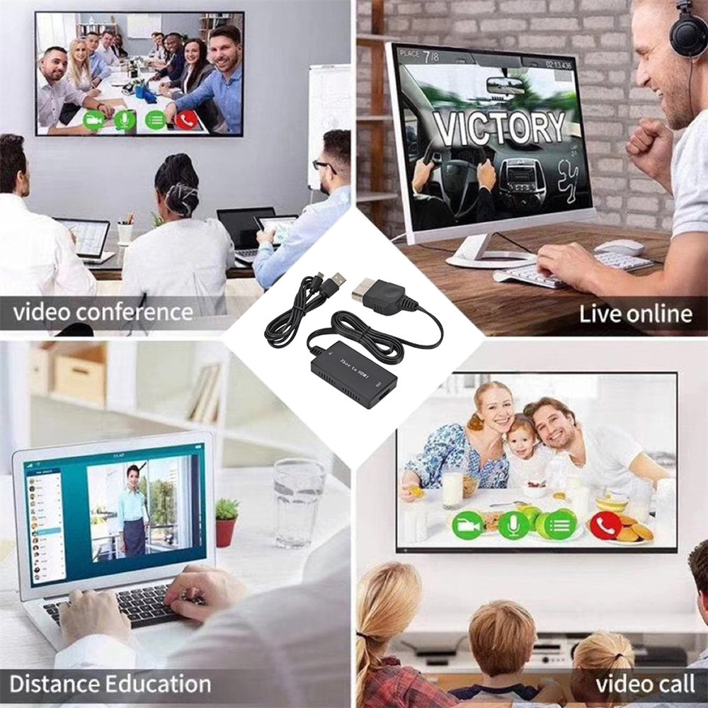 Xbox to HDMI Converter Video Signal to HDMI Signal HD Link Cable Adapter for Xbox Game Console