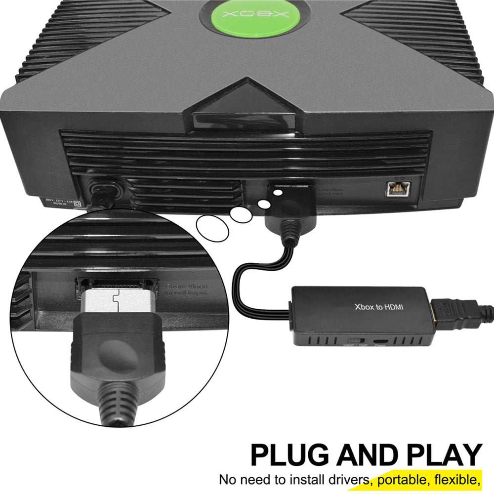 Xbox to HDMI Converter Video Signal to HDMI Signal HD Link Cable Adapter for Xbox Game Console