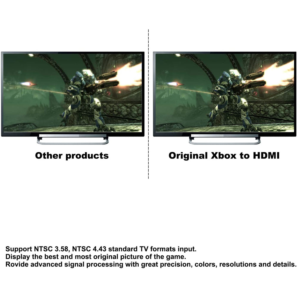 Xbox to HDMI Converter Video Signal to HDMI Signal HD Link Cable Adapter for Xbox Game Console