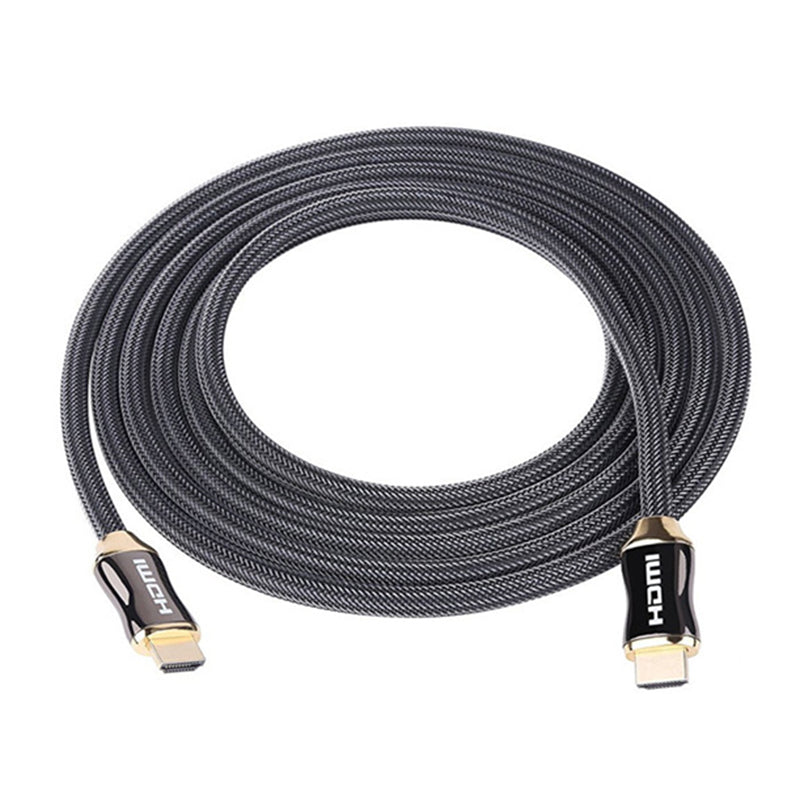 15m Gold-Plated HDMI 2.0 Cable 4K Video 28AWG High-Speed Braided Cord Compatible with Projector Monitor TV