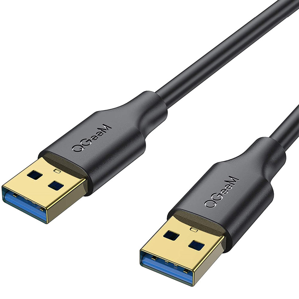 Uniqkart QG-CVQ19 1.8m USB 3.0 Male to Male High Speed Gold-plated Data Cable Laptop Adapter Cable
