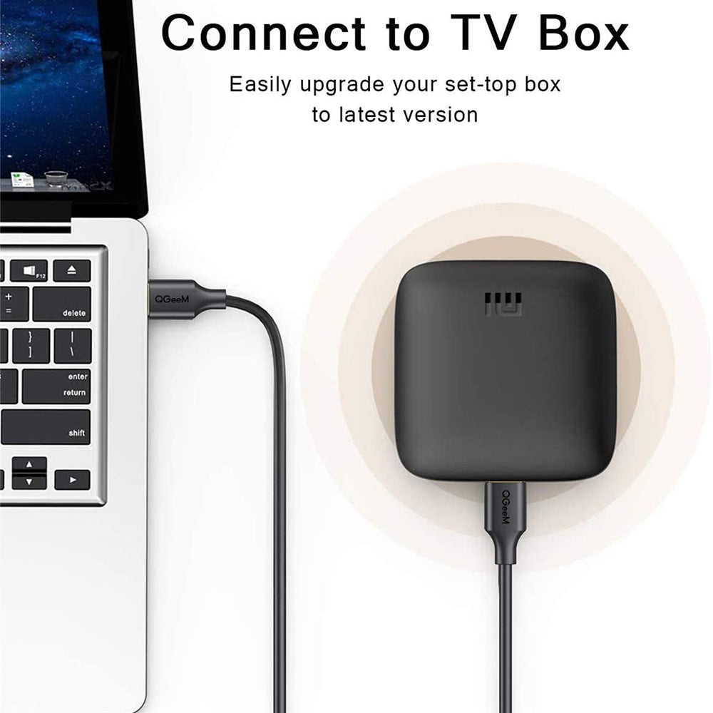 Uniqkart QG-CVQ19 1.8m USB 3.0 Male to Male High Speed Gold-plated Data Cable Laptop Adapter Cable