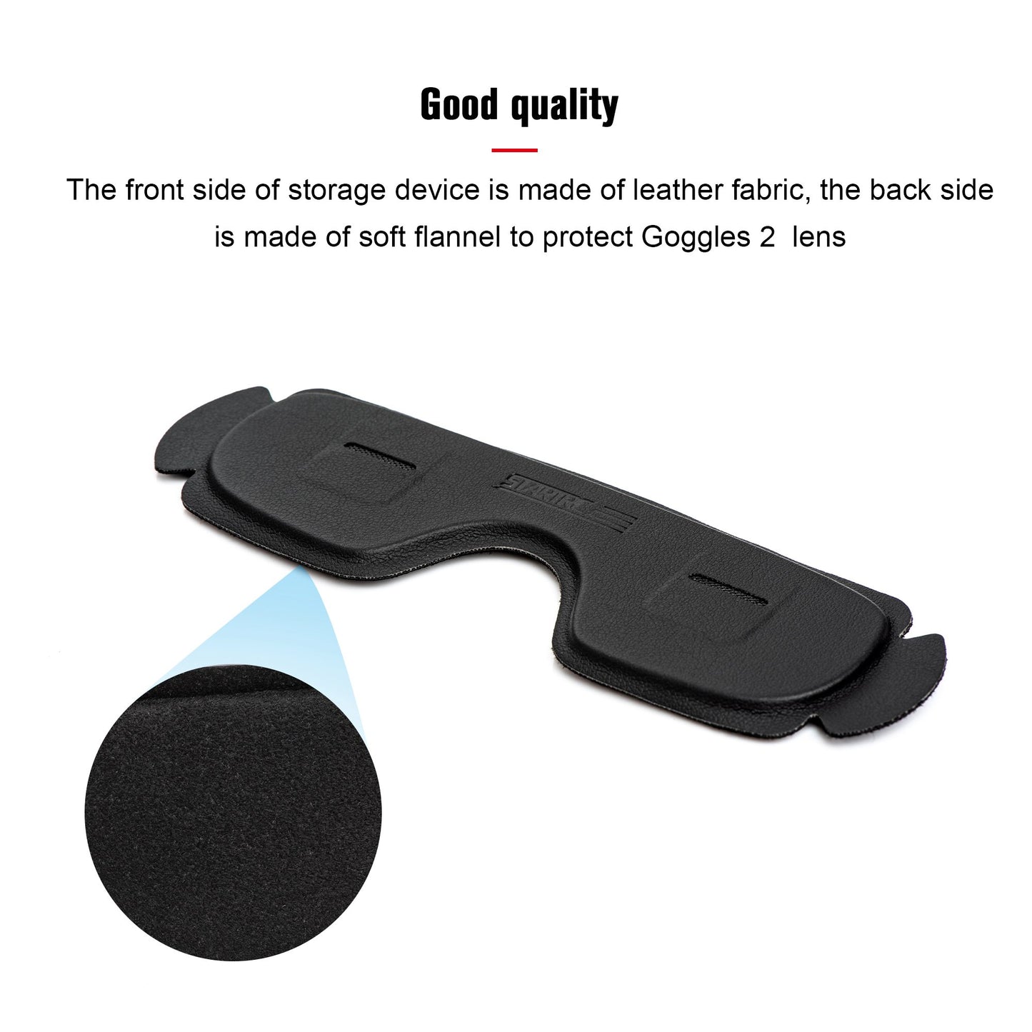 STARTRC For DJI Avata Protector Cover Dust-proof Board for DJI Goggles 2 VR Glasses Lens Protective Cover SD Card Storage PU Sleeve