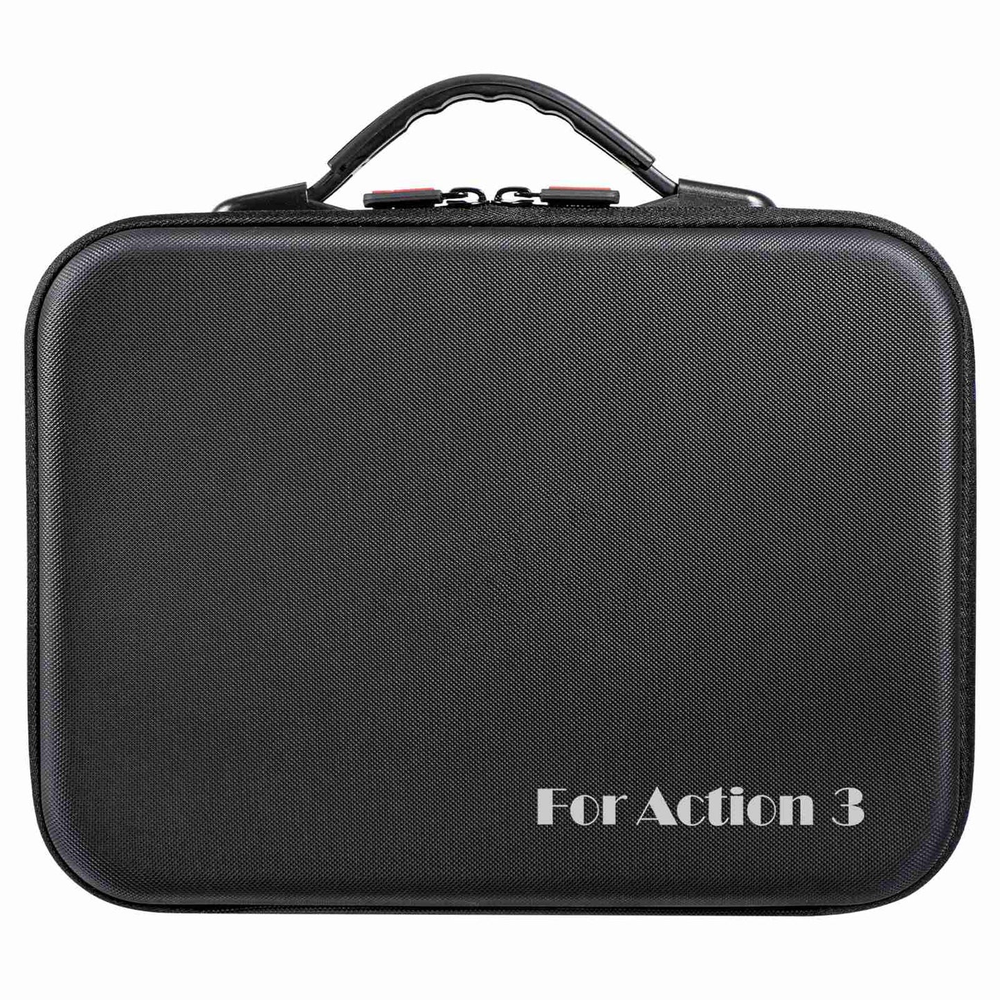 Uniqkart 1111360 For DJI Osmo Action 3 Portable Shockproof Camera and Accessories Carrying Case Zipper Storage Bag - Black