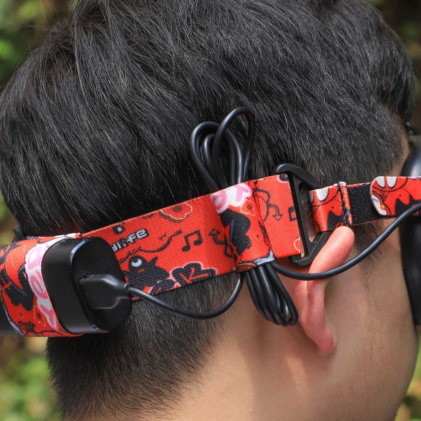 SUNNYLIFE TD487 For DJI Avata FPV Goggles Glasses V2 Adjustable Head Strap Color Elastic Fixing Band Headband - Camouflage