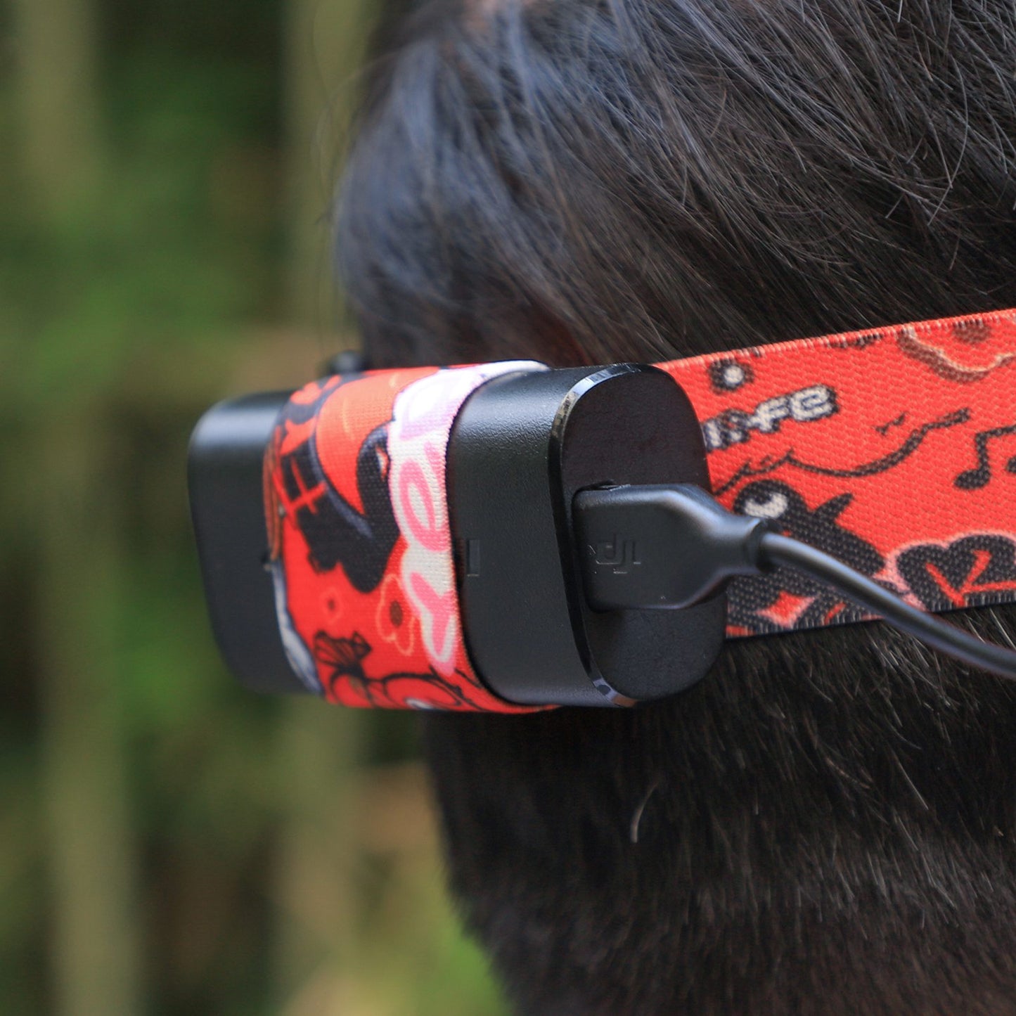 SUNNYLIFE TD487 For DJI Avata FPV Goggles Glasses V2 Adjustable Head Strap Color Elastic Fixing Band Headband - Camouflage