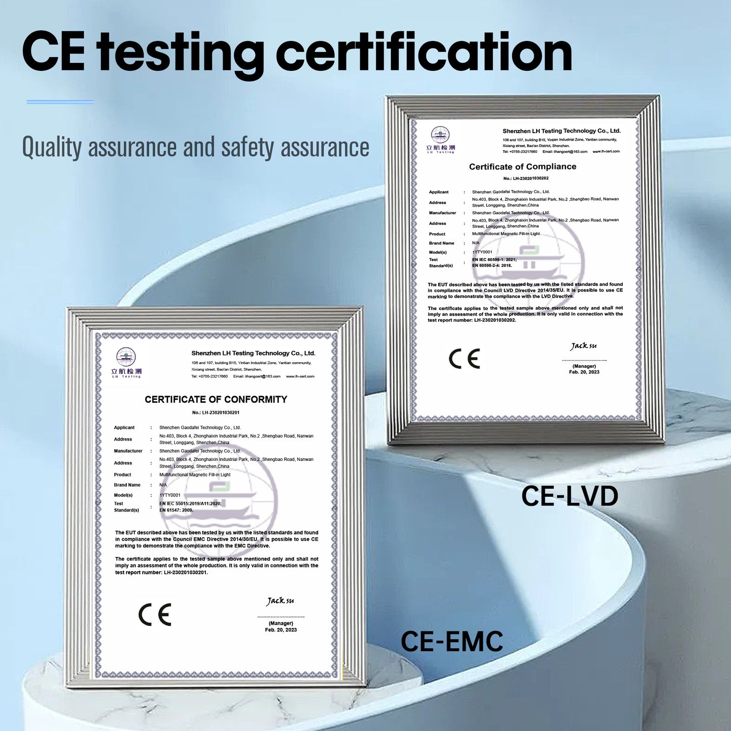 Uniqkart 1YTY0001 For DJI OM6 / OM SE / OM 5 / OM4 SE Magnetic Fill Light 3 Light Modes Phone Video Vlog Fill Light