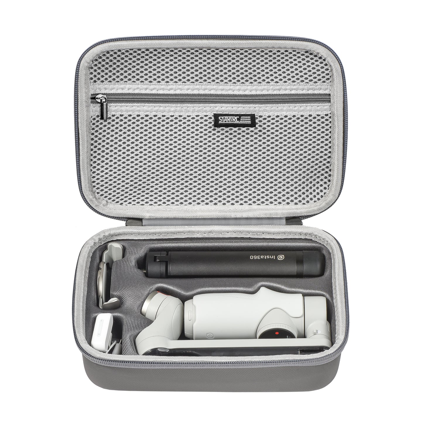 Uniqkart 1119275 Portable Carrying Case for Insta360 Flow Storage Bag Gimbal Stabilizer Zippered Crossbody Bag