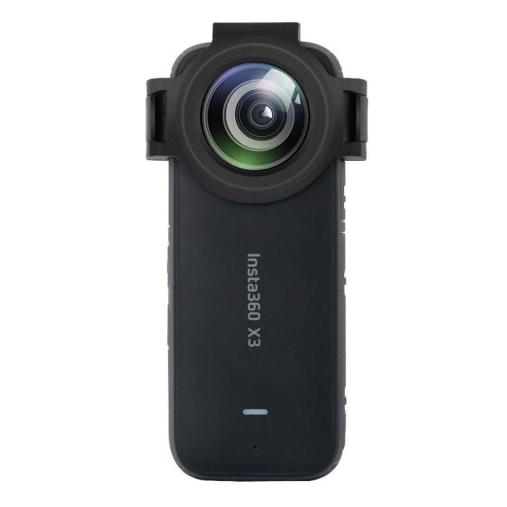 Uniqkart for Insta360 X3 Lens Protection Cover PC + Optical Glass Panoramic Action Camera Protective Lens