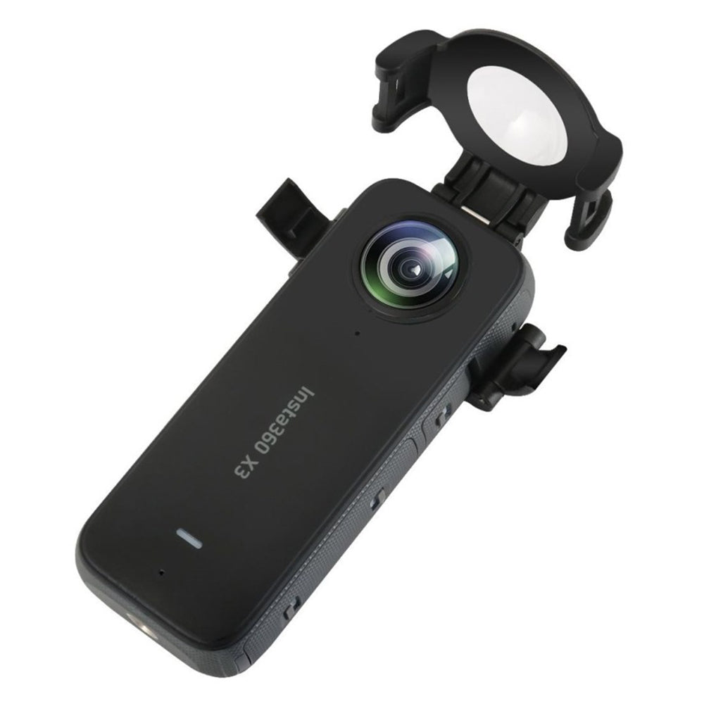Uniqkart for Insta360 X3 Lens Protection Cover PC + Optical Glass Panoramic Action Camera Protective Lens