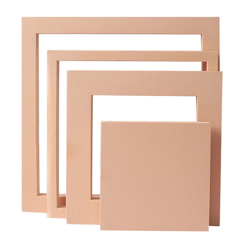 4pcs/Set Cube Photo Photography Props Three-Dimensional Jewelry Beauty Ornaments Food Pendulum Decoration Background - Nude