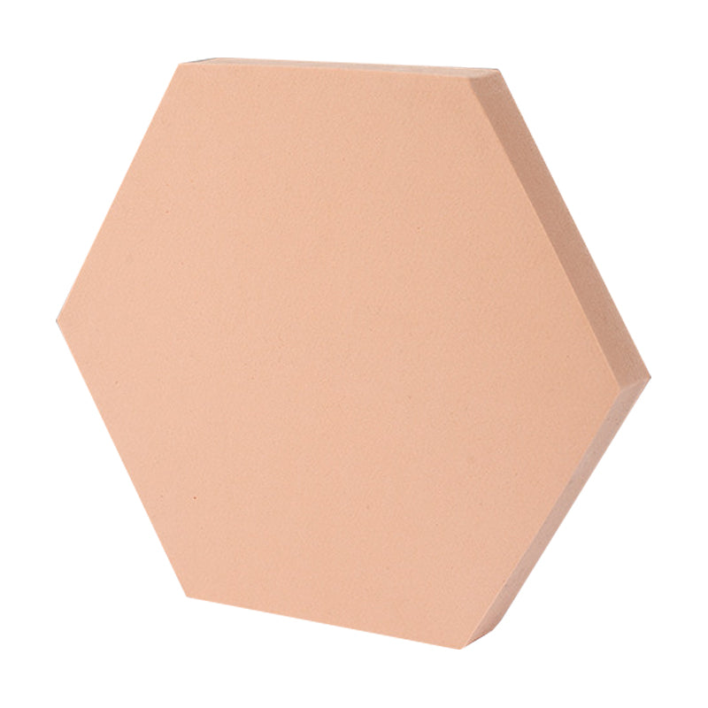 18*10*2cm Hexagon Ornament Shooting Background Geometric Shape Photography Prop - Nude