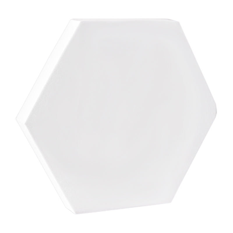 18*10*2cm Hexagon Ornament Shooting Background Geometric Shape Photography Prop - White