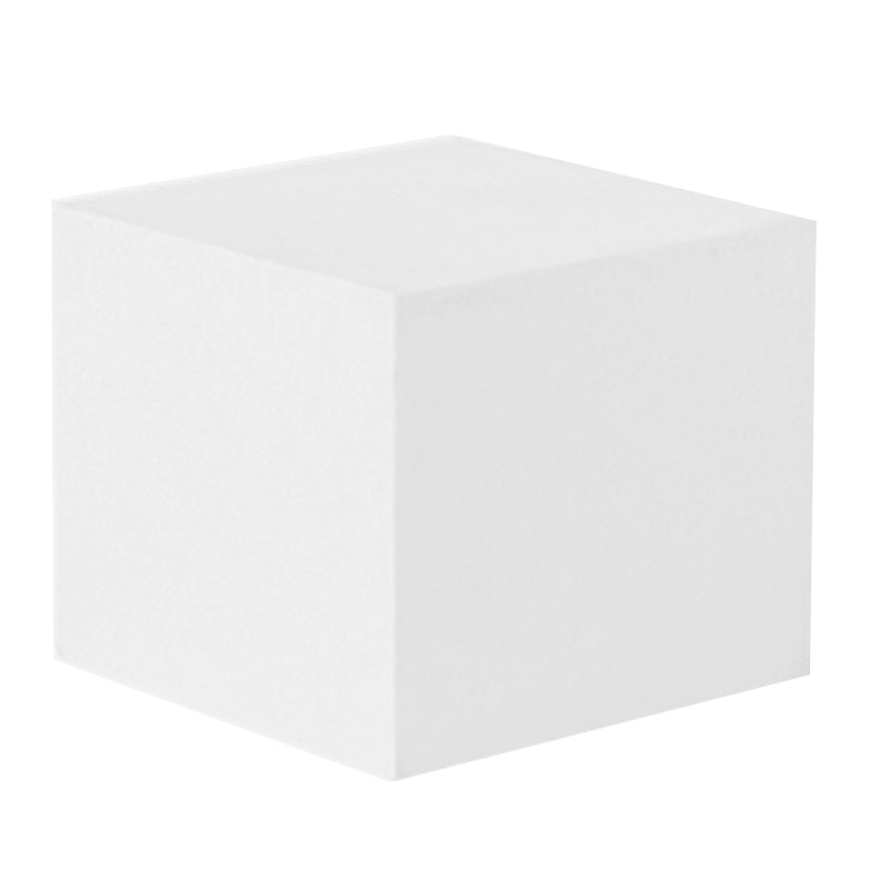 7*7*6cm Geometric Shape Photography Prop Shooting Background Cuboid Ornament - White
