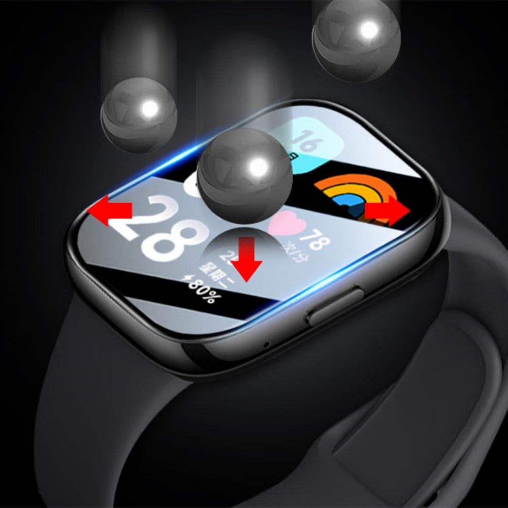 1Pc For Xiaomi Redmi Watch 3 Lite 3D PET Screen Protector Black Edge Anti-scratch Watch Screen Film