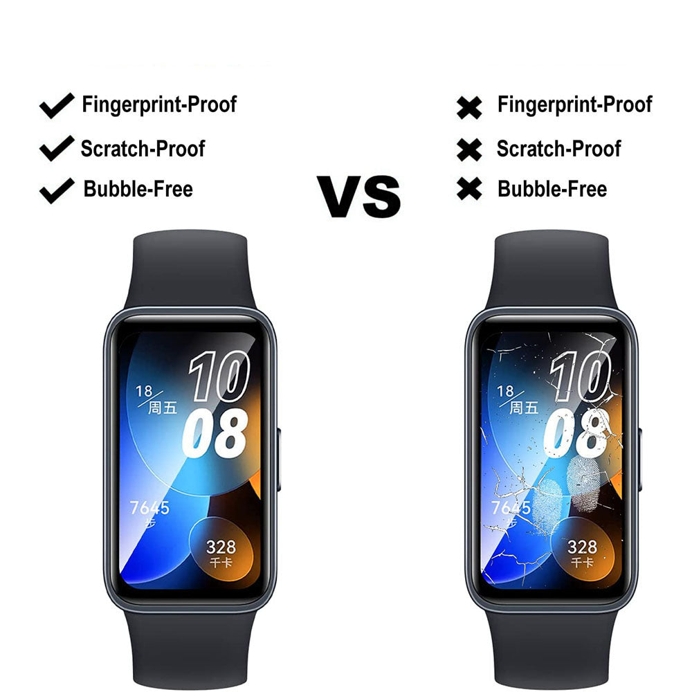 1Pc HD Clear Screen Protector for Huawei Band 8 , Black Edge Anti-scratch 3D PET Screen Film