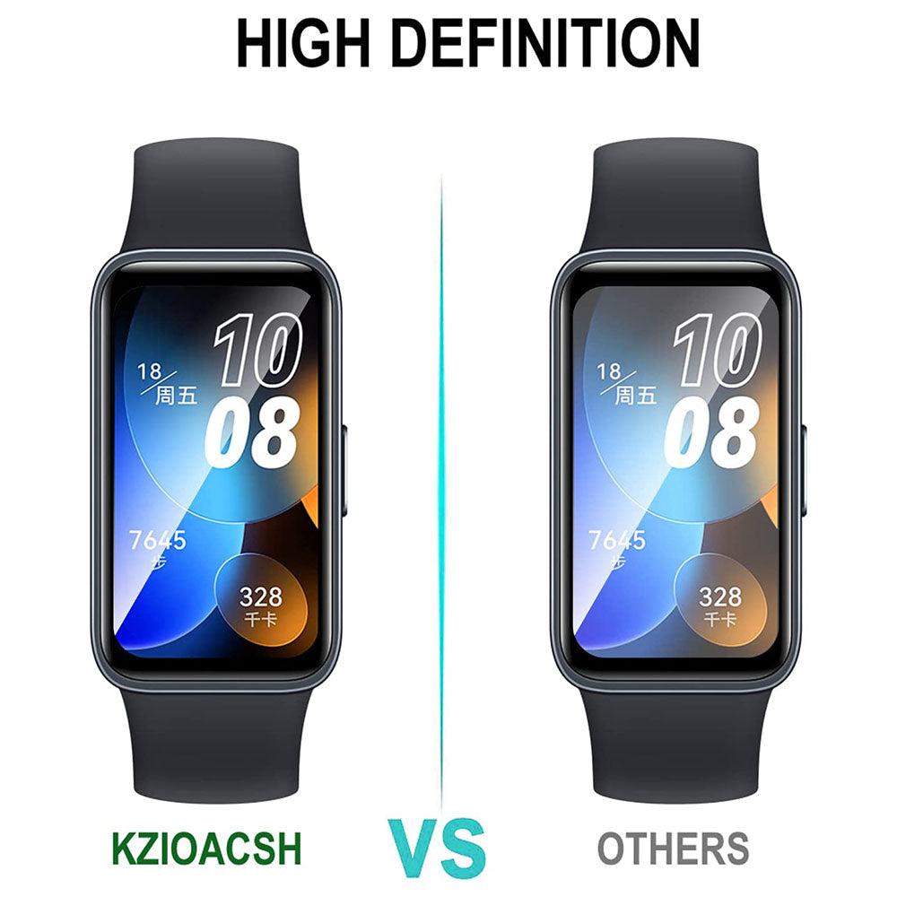 1Pc HD Clear Screen Protector for Huawei Band 8 , Black Edge Anti-scratch 3D PET Screen Film
