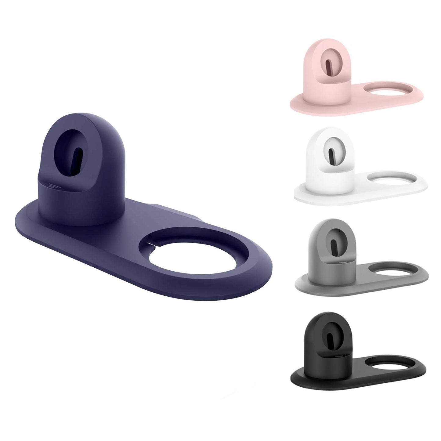 2 in 1 Wireless Charger Stand Dock for MagSafe (Chargers Not Included) Pink