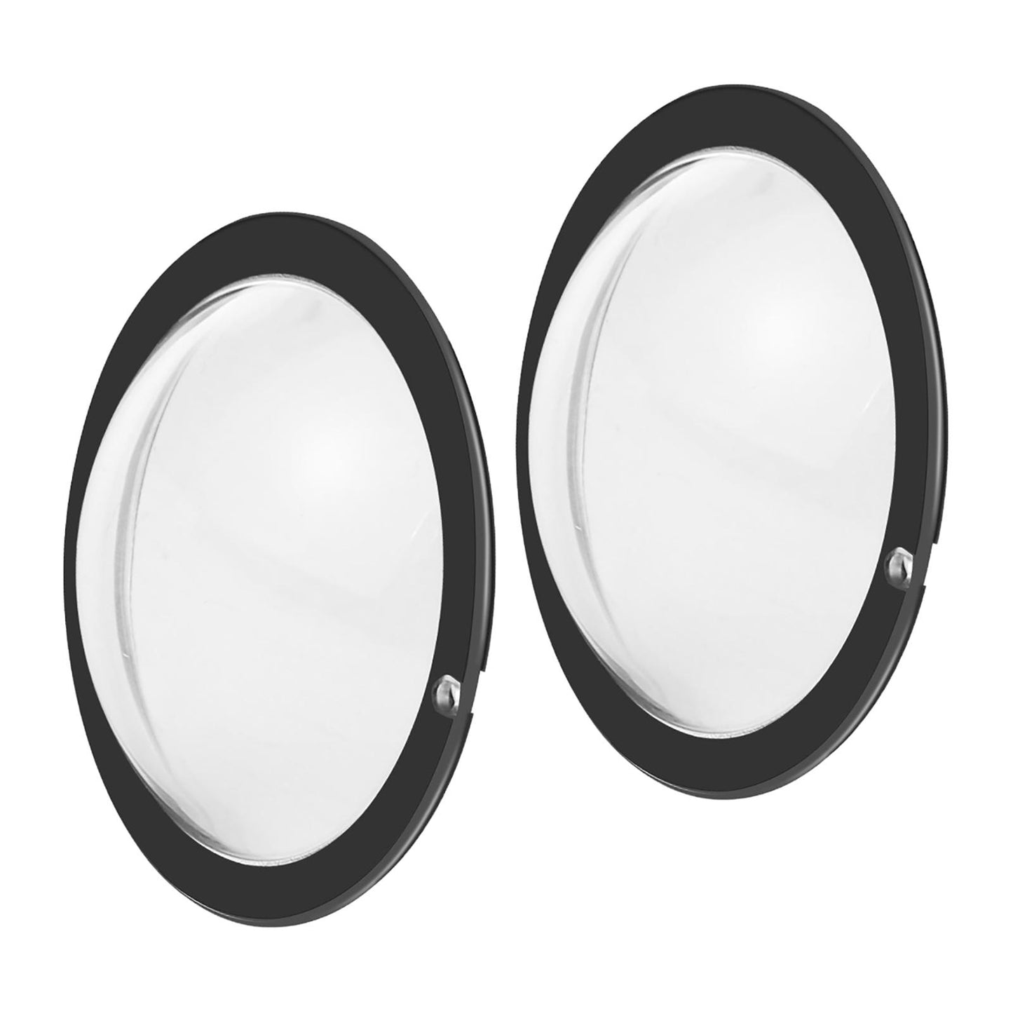 2Pcs Dual Lens Guards Black Rubber Sleeve for Insta 360 One x2 Sports Camera