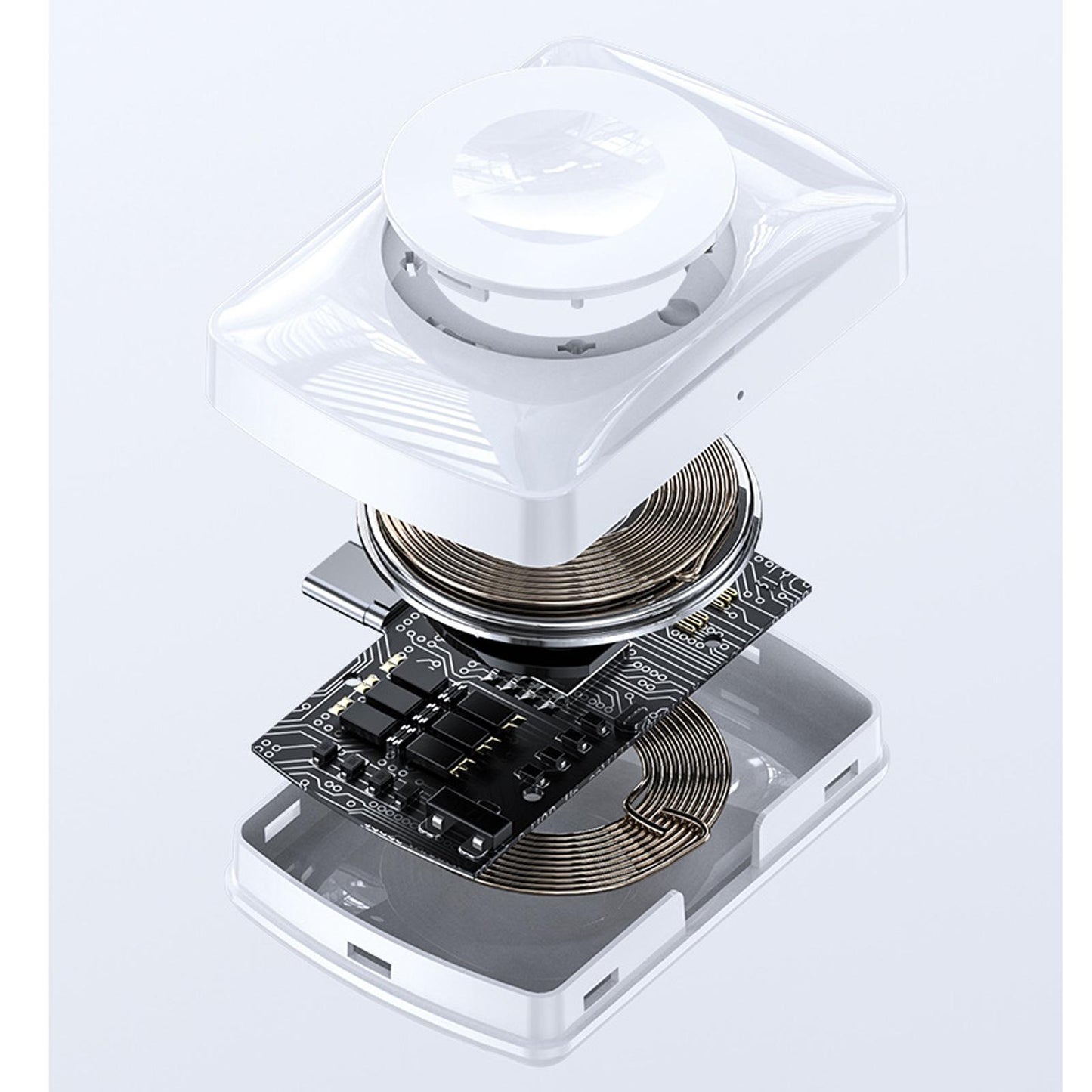 2 in 1 Wireless Charger Fast Charging for iWatch SE 7/6/5/4/3/2/1 White