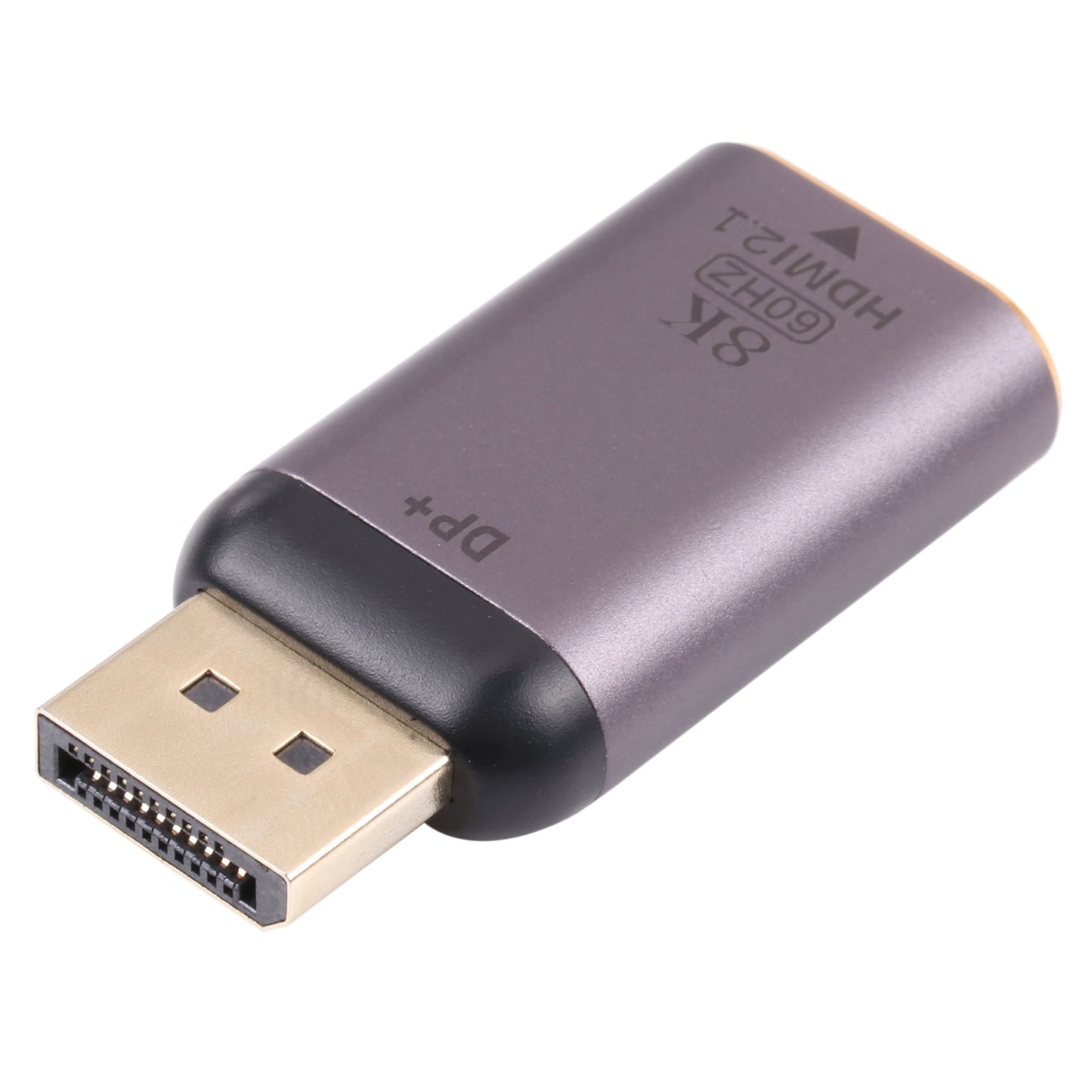 Portable 8K 60Hz HDMI 2.1 Female to DP Male Converter Plug and Play Adapter