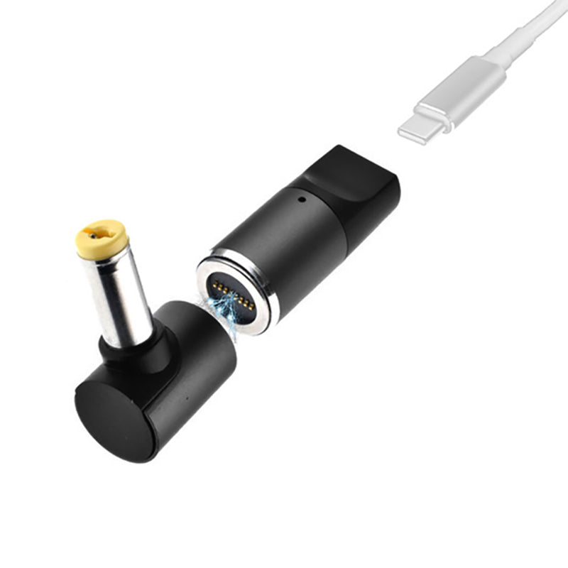 Uniqkart for Acer Laptop 100W Magnetic USB Type-C Female to 5.5mmx1.7mm Male PD Fast Charging Adapter