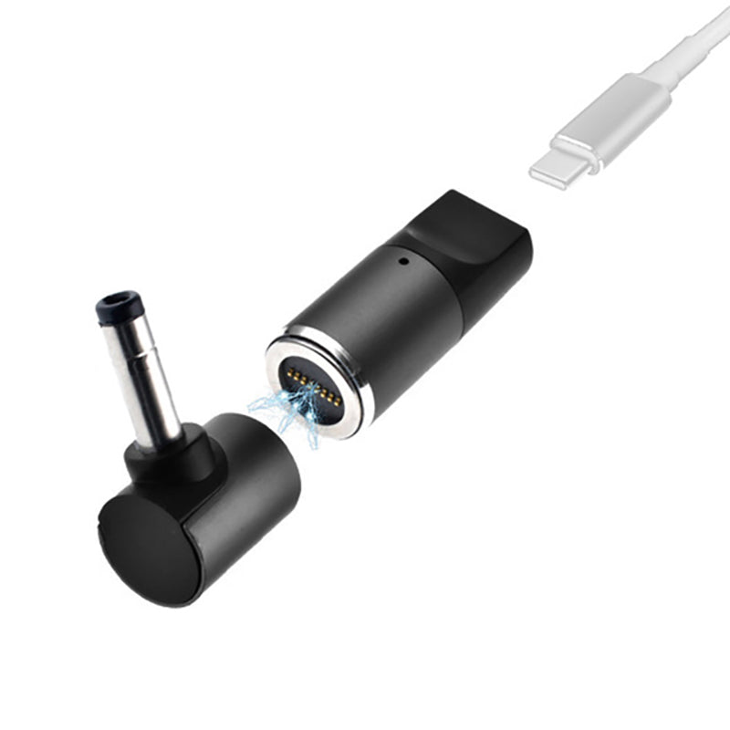 Uniqkart for Lenovo Ideapad Laptop Charging Adapter 100W Magnetic Type-C Female to 4.0mmx1.7mm Male Fast Charging Converter