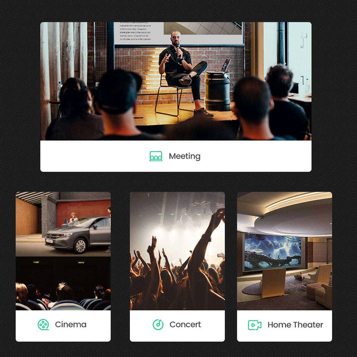 UGREEN 80848 3-Meter Hi-Fi Sound Quality 3.5mm to 2RCA Male Reversible Stereo Audio Adapter RCA Cord for Smartphones/Speakers/Hi-Fi Amplifier/HDTV/MP3 Players