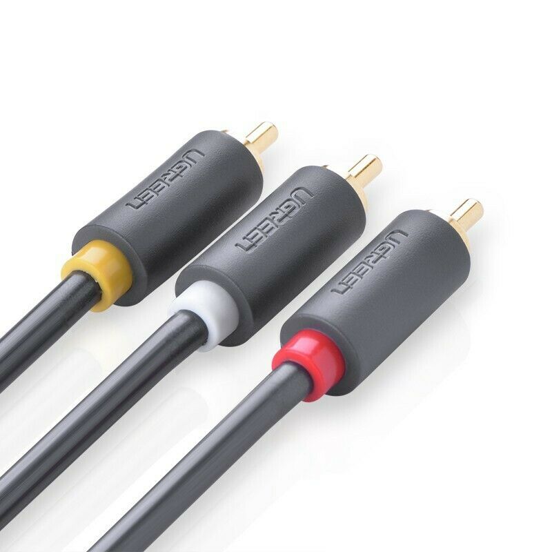 Uniqkart 10524 1.5m 3 RCA Male to 3 RCA Male Stereo Audio Cable AUX Cord