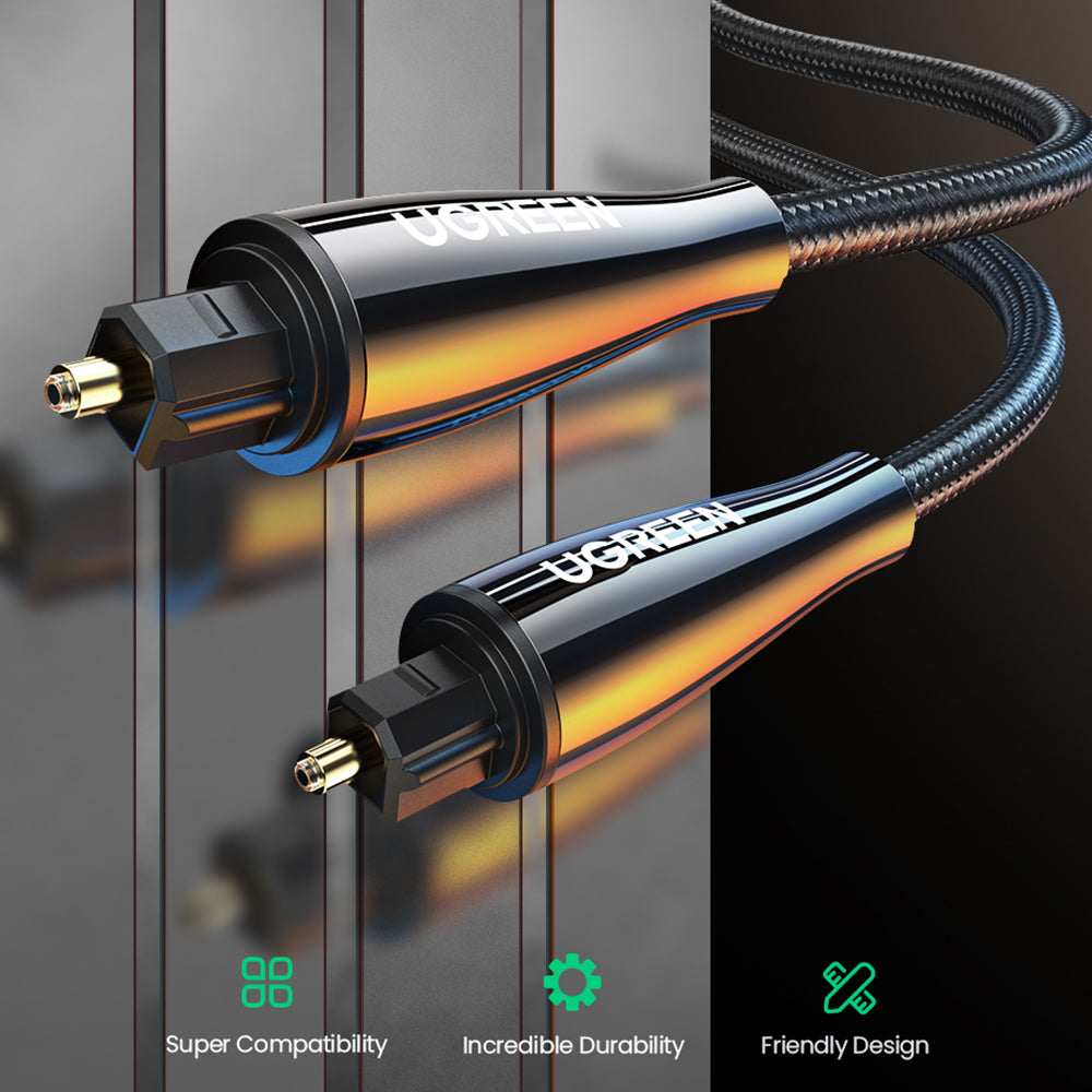 Uniqkart 2m For Xbox 360 PS4 TV Box Home Theater SPDIF Toslink Digital Optical Audio Cable