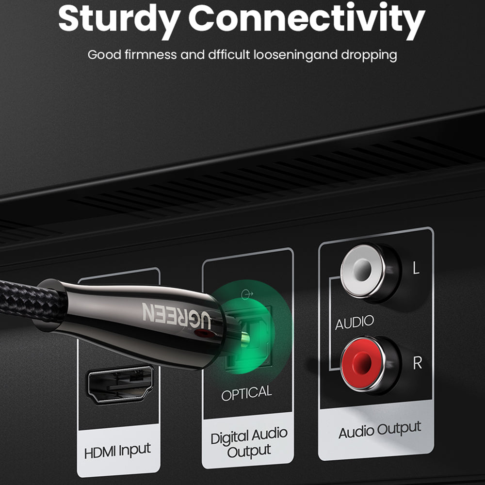 Uniqkart 2m For Xbox 360 PS4 TV Box Home Theater SPDIF Toslink Digital Optical Audio Cable