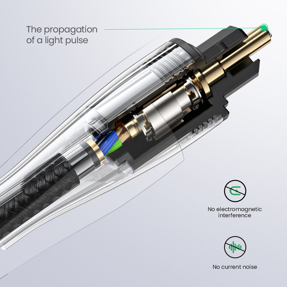 Uniqkart 3m For PS4 TV Box Speaker Wire Soundbar Amplifier Subwoofer Gold Plated Plug SPDIF Toslink Digital Optical Audio Cable