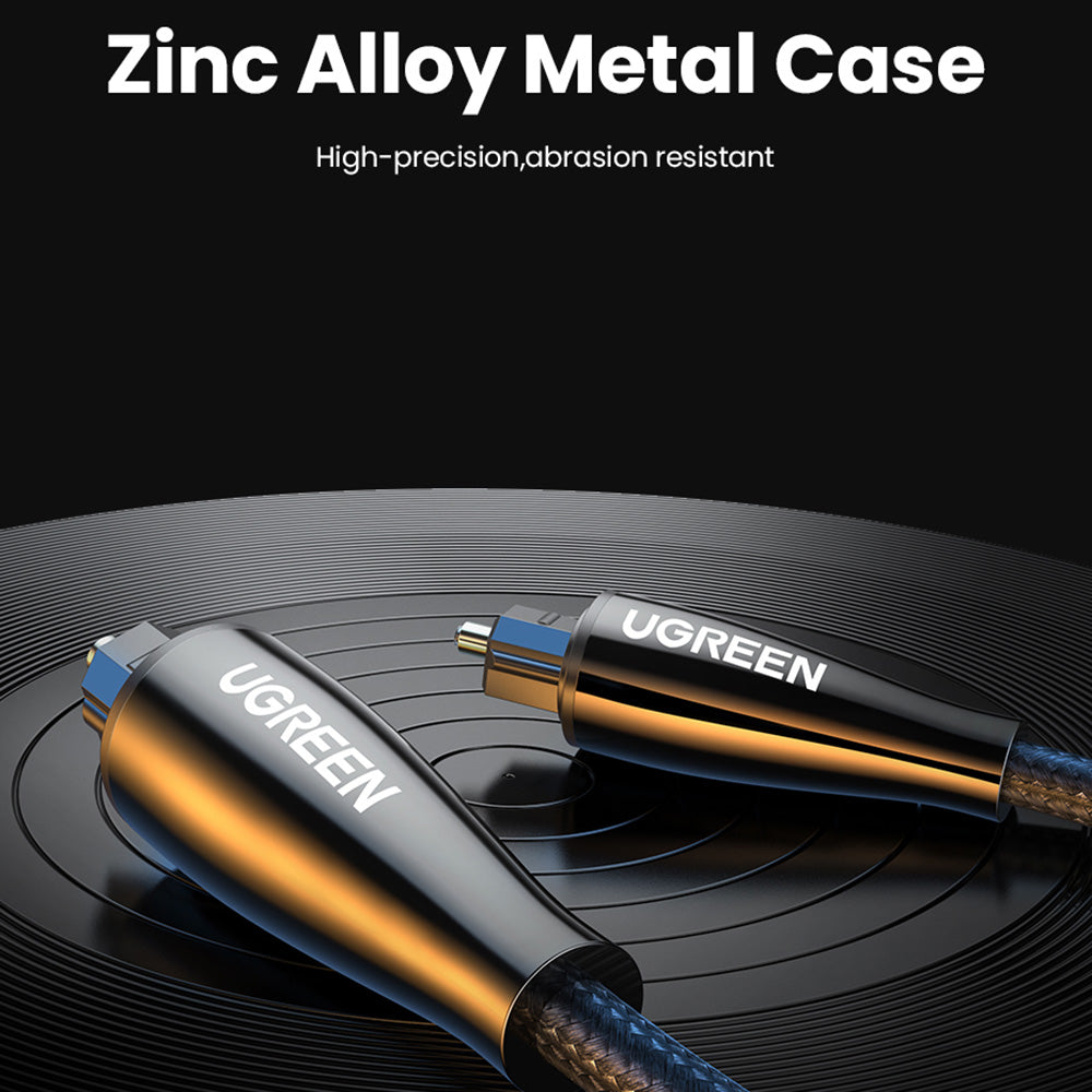 Uniqkart 1m SPDIF Toslink Digital Optical Audio Cable for PS4 TV Box Speaker Wire Soundbar Amplifier Subwoofer