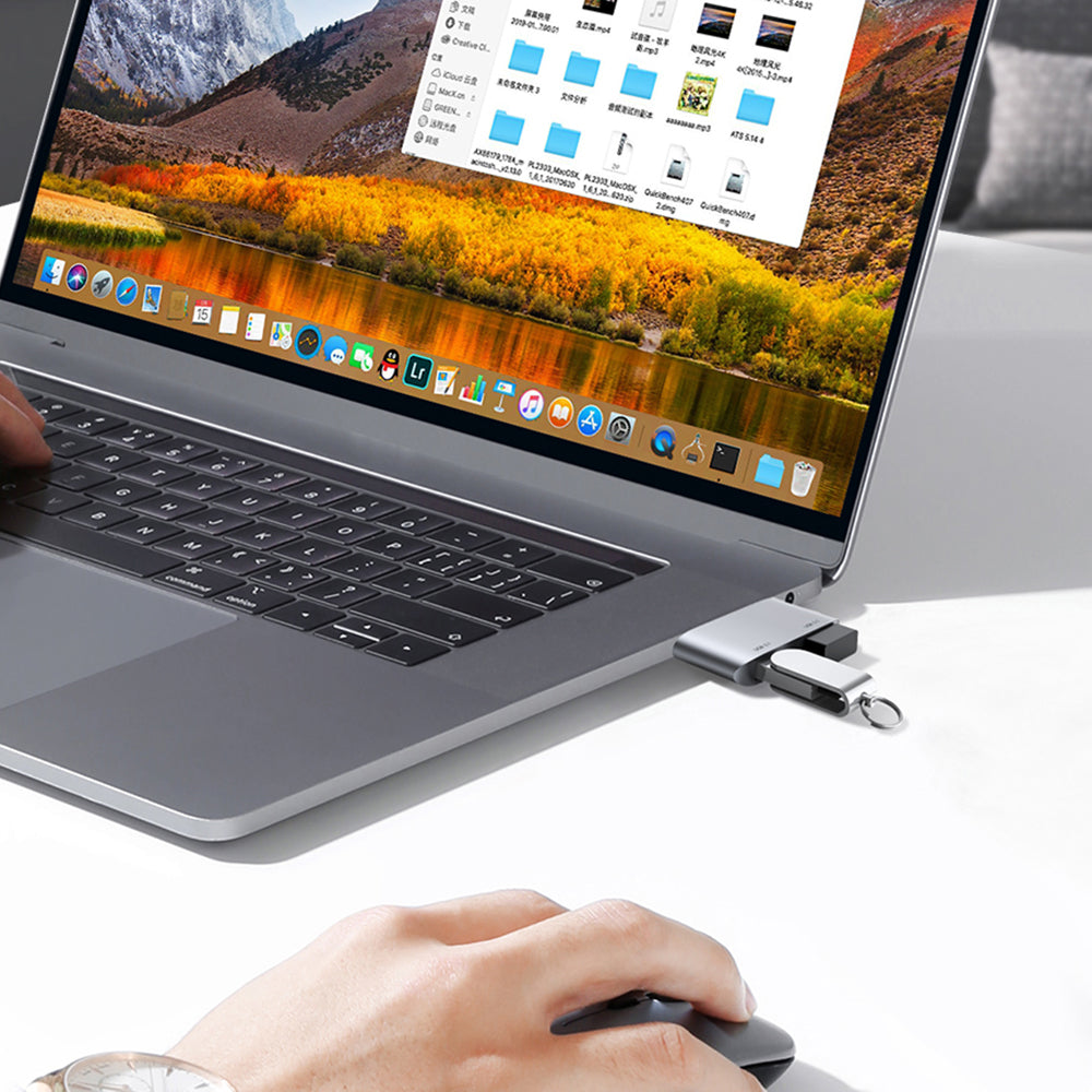 Uniqkart USB Hub Type-C 3.1 to USB 3.0 Dual Port Converter 5Gbps Speed Data Transfer Adapter for Macbook Pro/Mouse/Keyboard/Printer