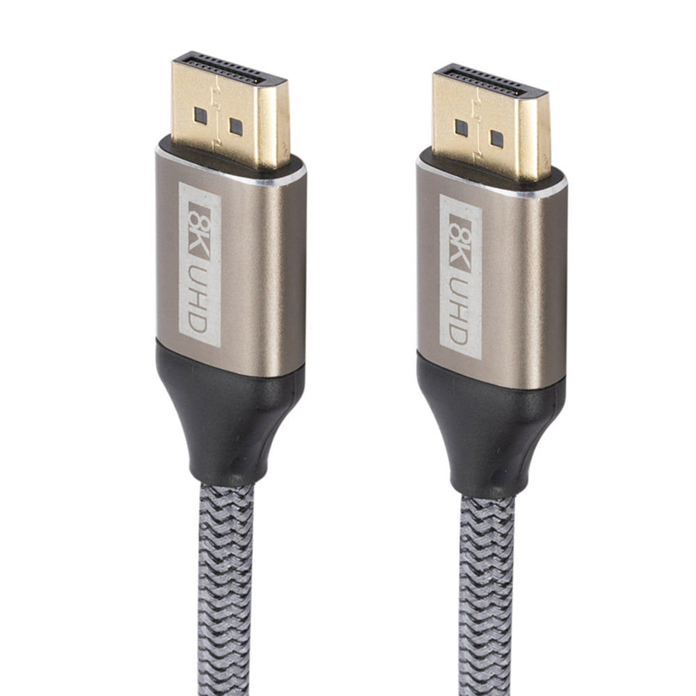 DP032 2m DP1.4 DisplayPort Cable for PC Laptop HDTV Support 8K@60/30Hz, 4K@144/60Hz, 2K@165/144Hz