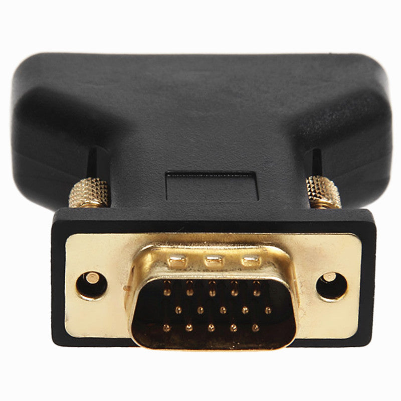 Gold-plated VGA Male to 3RCA Adapter Video Audio VGA Converter Adapter Suitable for HDTV DVD (Red, Blue, Green)