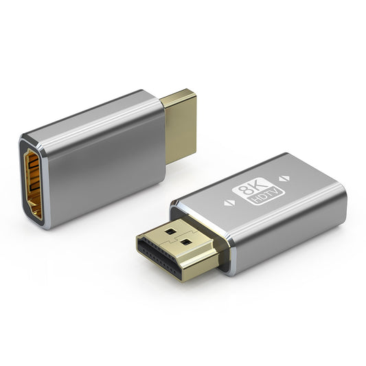 HDMI Adapter 8K Male to Female HDMI 2.1 Extender UHD Video Connector HDMI Port Extension Device for Laptop Computer