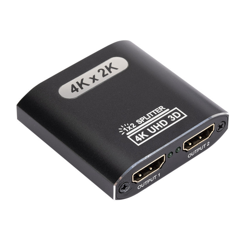 UHD Digital HDMI Splitter 1 In 2 Out 4K 30Hz Video Output Display Mirror for Dual Monitors