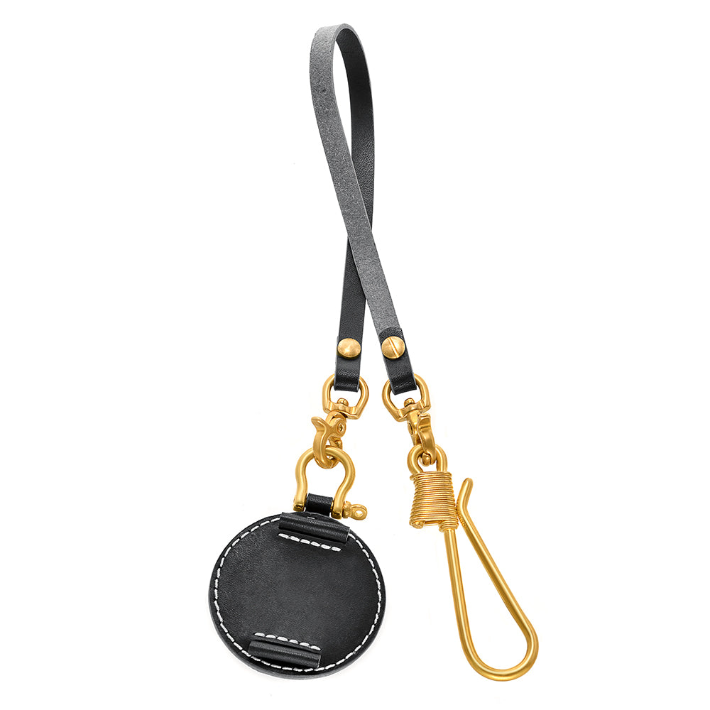 Retro Pocket Watchband Leather Strap for Apple Watch Series 8 7 41mm / Series 6 SE / SE(2022) 5 4 40mm / Series 3 / 2 / 1 38mm - Black Connector / Black