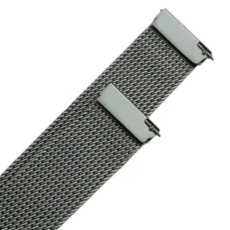 22mm Net Stainless Steel Smart Watch Band Strap for Huawei Watch GT2e/GT2 46mm - Silver