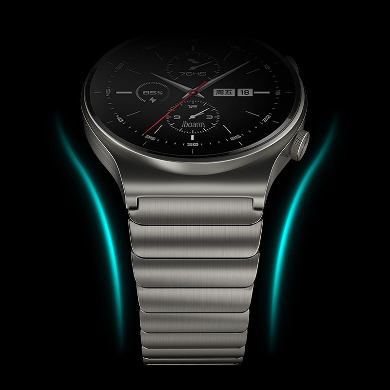 22MM Stylish Stainless Steel Watch Band Replacement Wrist Strap for Huawei Watch GT 2 Pro - Silver