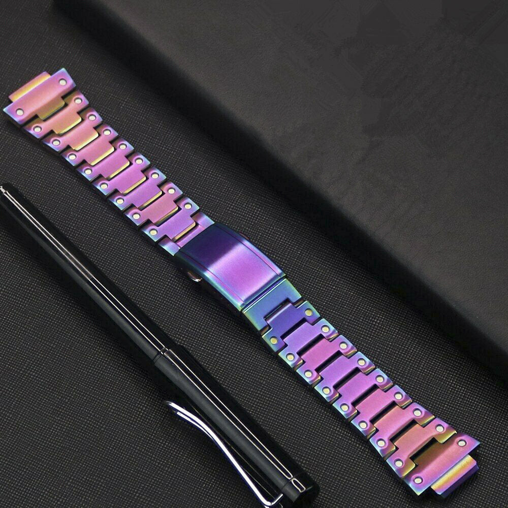 Metal Watch Band Replacement for Casio G-SHOCK GW-5000/5035/DW5600/GW-M5610 - Multi-color